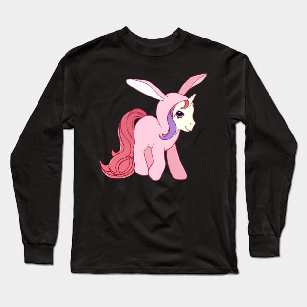 Baby Moondancer Easter Bunny Suit Long Sleeve T-Shirt by LezzlesTheBrave